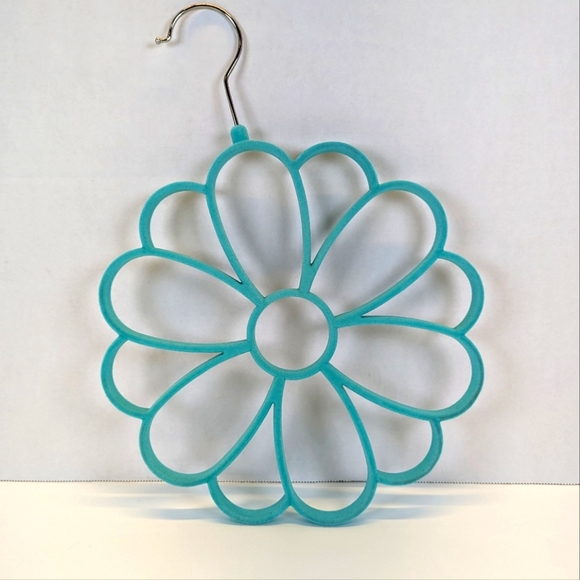 Turquoise Accessories Hanger - Velvet Flower - Picture 1 of 3
